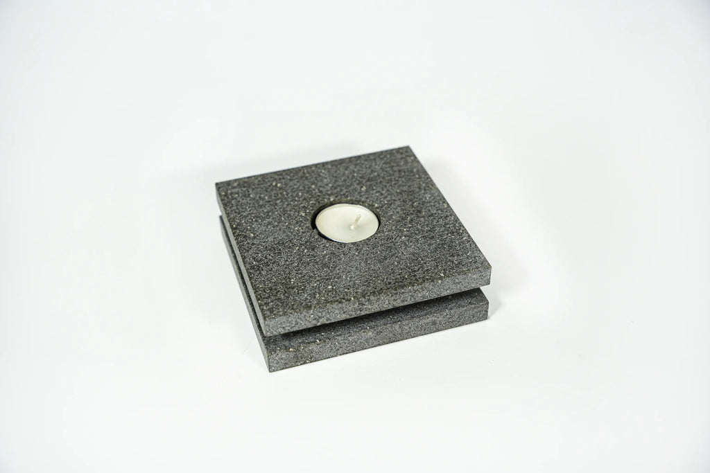 Square Candle Holder 12 x 12 x 4cm